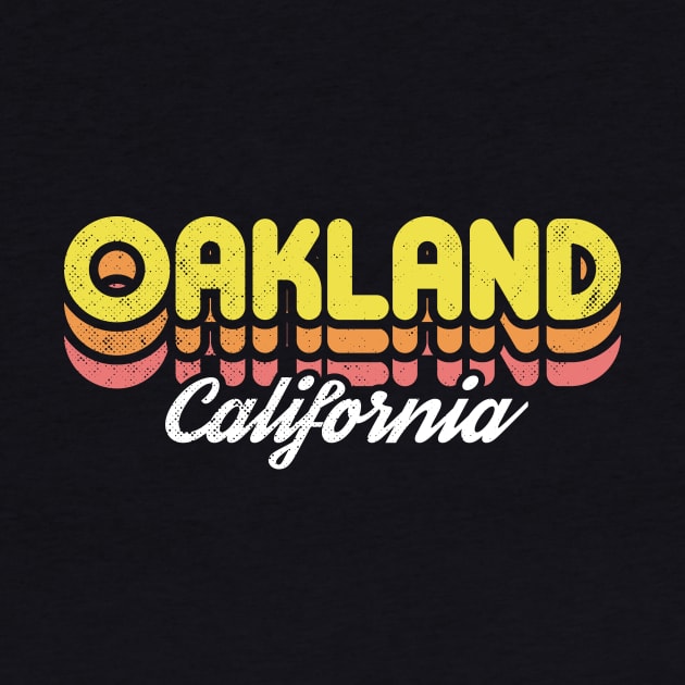 Retro Oakland California by rojakdesigns